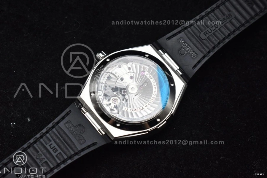Gummy Constellation Strap Clone A8900 Black VSF Super on Gray Best Dial SS 1:1 Edition 1217